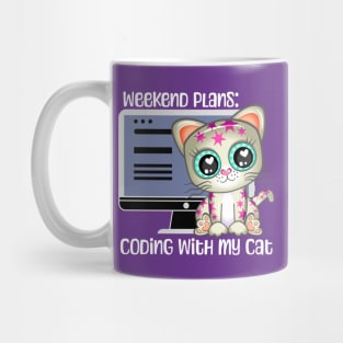 Cats & Coding Weekend Plans Mug